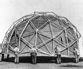 Geodesic dome Buckminster fuller